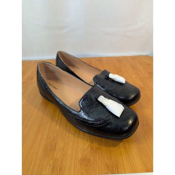 Comfortview Women's The Aster Slip-On Flat Loafers Size 11 Black Tassel (Q01) - Picture 2 of 8